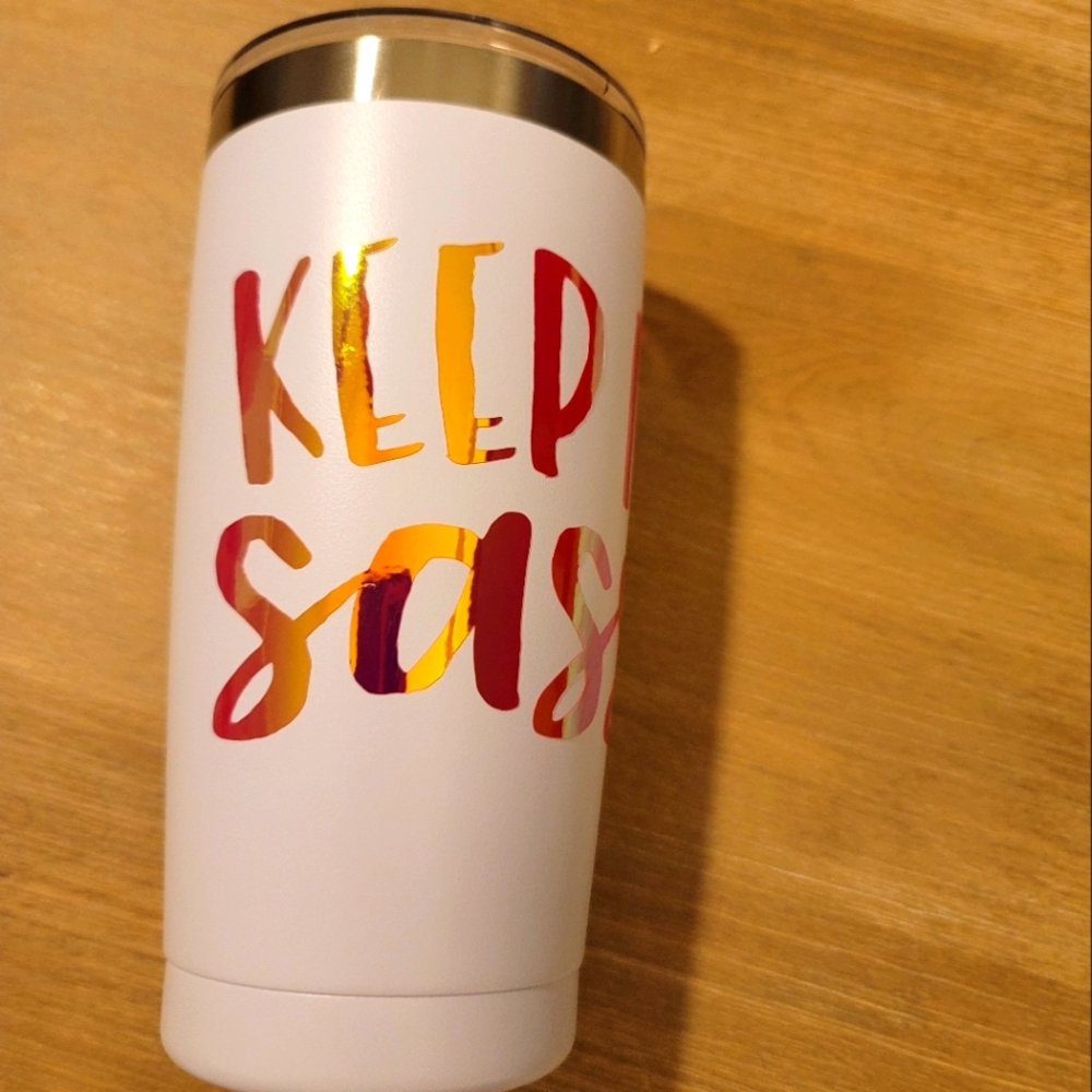 20 oz Tumbler- Handmade Keep It Sassy